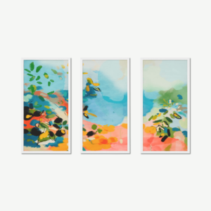 Ana Rut Bre, 'Garden with Sea View' Set of 3 Framed Prints, 30 x 60cm