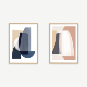 Anna Mainz, 'Columba' Set of 2 Framed Prints (More Sizes Available)