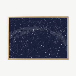 Luna Celestial Framed Print, 70 x 100cm